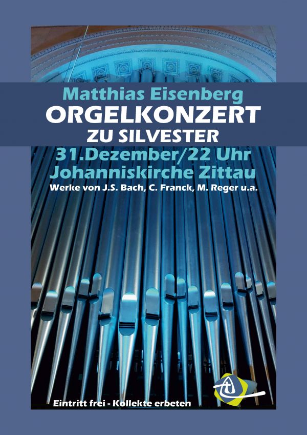 Orgelkonzert zu Silvester 2025 22 Uhr